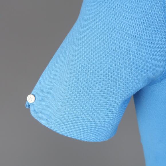 BLACK FLEECE Size XS Blue Pique Button Down Collar POLO - Picture 4 of 7